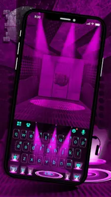 Hologram 3d Tech Stage Keyboar android App screenshot 3